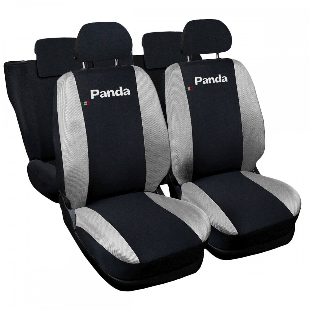 Coprisedili auto compatibili con FIAT PANDA 2° SERIE NATURAL POWER METANO  con schienale posteriore unito