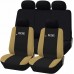 Coprisedili auto universali modello Racing con zip adattabili a tutte le auto con sedili standard 