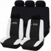 Coprisedili auto universali modello Racing con zip adattabili a tutte le auto con sedili standard 