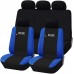 Coprisedili auto universali modello Racing con zip adattabili a tutte le auto con sedili standard 