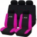 Coprisedili auto universali modello Racing con zip adattabili a tutte le auto con sedili standard 