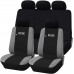 Coprisedili auto universali modello Racing con zip adattabili a tutte le auto con sedili standard 