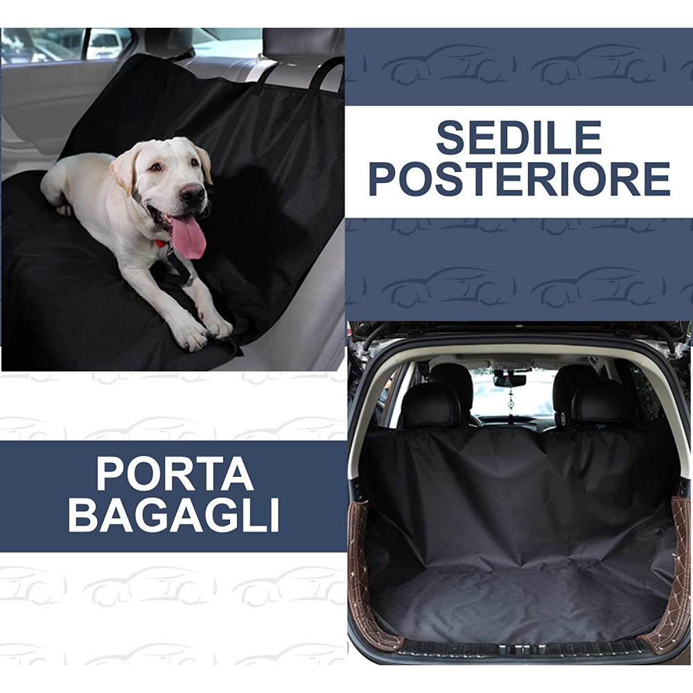 Telo-coprisedile-universale-2in1-cani-gatti-auto -suv-furgone-camion-amaca-copertura-protezione-impermeabile