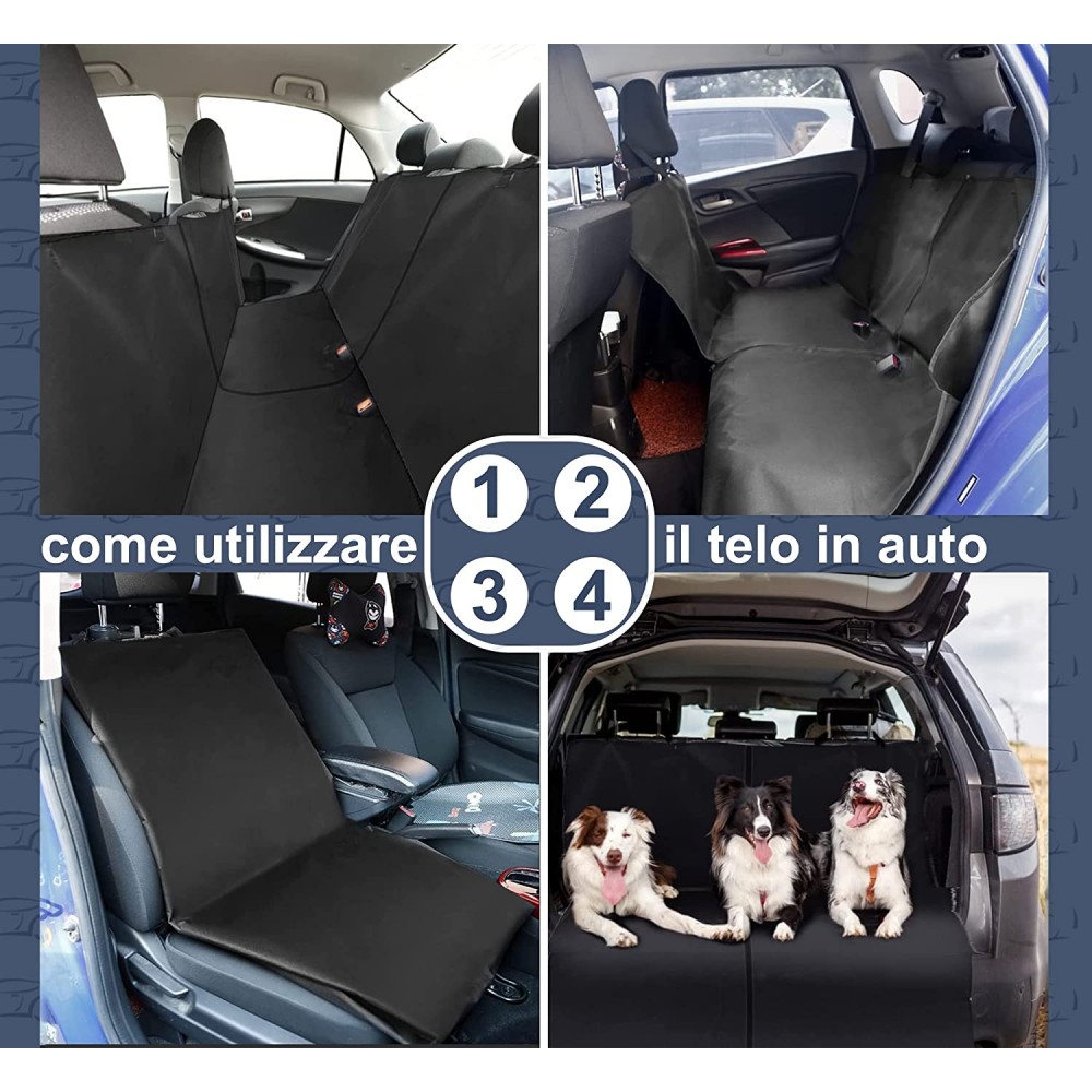 Telo-coprisedile-universale-4in1-cani-gatti-auto -suv-furgone-camion-amaca-copertura-protezione-impermeabile-protezione-bagaglio