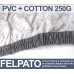 Coprimoto Felpato e Impermeabile  Cover Tessuto PVC  Taglia L 232 x 100 x 125 cm  Copertura Esterna Universale