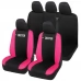 Coprisedili DUSTER bicolore con logo compatibili schienale auto posteriore diviso 60/40
