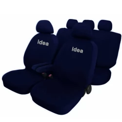 Coprisedili auto compatibili con IDEA con schienale posteriore diviso 60/40 versione monocolore
