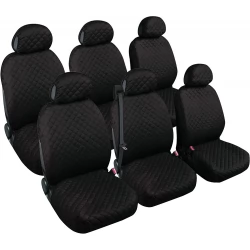 Coprisedili auto compatibili con MULTIPLA 6 posti versione monocolore in tessuto trapuntato 