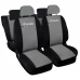 Coprisedili auto compatibili con PANDA HYBRID 2021 con schienale posteriore a scelta tra unito, diviso 50/50 e diviso 60/40 