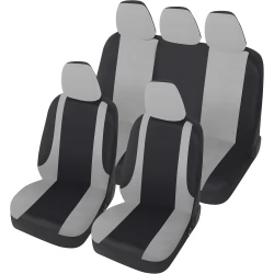 Coprisedili in tessuto per tutte le auto universali LS10 Set completo Sedili Anteriori e Posteriori
