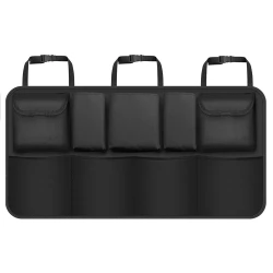 Borsa Bagagliaio Organizer Auto Tessuto Oxford Portaoggetti 9 Tasche con reti Per Tutte Le Auto