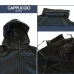 Tuta Moto Impermeabile Unisex Antipioggia Antivento con cappuccio a scomparsa con borsa inclusa 