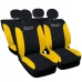 Coprisedili auto compatibili con 500 bicolore completo verticale con sedile posteriore intero - 50/50 o 60/40