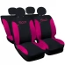 Coprisedili auto compatibili con 500 bicolore completo verticale con sedile posteriore intero - 50/50 o 60/40
