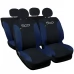 Coprisedili auto compatibili con 500 bicolore completo verticale con sedile posteriore intero - 50/50 o 60/40