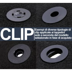 Tappetini Auto Compatibili Con 159 Con 4 Clip