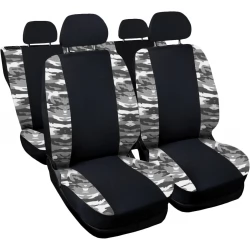 Coprisedili Auto Con Zip Universale Made In Italy Set Universali, Anteriori e Posteriori