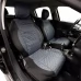 Coppia Coprisedili Anteriori Per Auto Universali In Tessuto Deluxe Gabardine