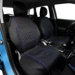 Coppia Coprisedili Anteriori Per Auto Universali In Tessuto Deluxe Gabardine