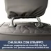 Coppia Coprisedili Anteriori Per Auto Universali In Tessuto Deluxe Gabardine