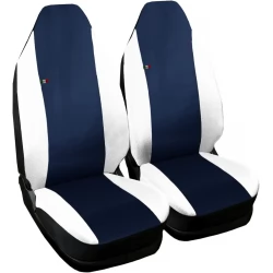 Coprisedili auto compatibili con SMART FORTWO W450 PRIMA SERIE in ecopelle con logo