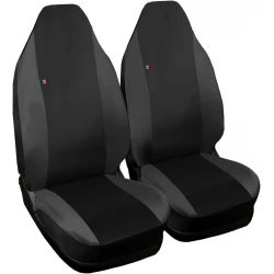 Coprisedili auto compatibili con SMART FORTWO W451 SECONDA SERIE in ecopelle con logo