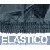 Telo Copriauto Felpato Smart w450 e w451 Impermeabile con Zip e Strisce Catarifrangenti, Adatto Per Interno e Esterno